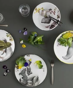 Thedesignyarduk Les Jardins Royaux Ibride Yuan Stackable Serving Set NARCISSE