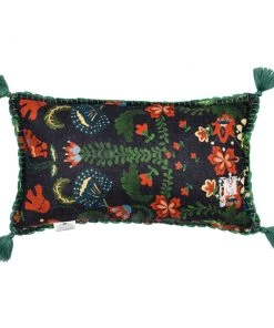 Mind The Gap Zabola Linen Small Cushion Folk Couture