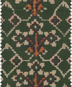 Mind The Gap Linen Fabrics, Zold